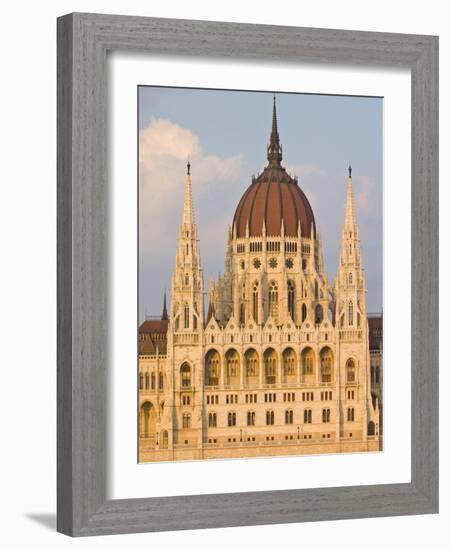 The Neo-Gothic Hungarian Parliament Building, Designed By Imre Steindl, Budapest, Hungary-Neale Clarke-Framed Photographic Print