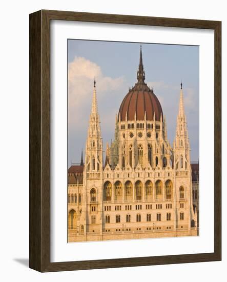 The Neo-Gothic Hungarian Parliament Building, Designed By Imre Steindl, Budapest, Hungary-Neale Clarke-Framed Photographic Print