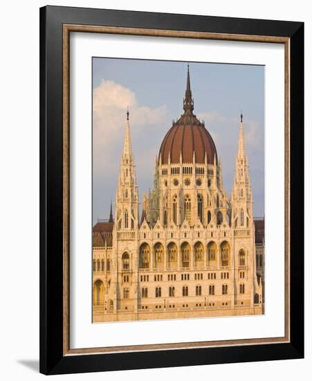 The Neo-Gothic Hungarian Parliament Building, Designed By Imre Steindl, Budapest, Hungary-Neale Clarke-Framed Photographic Print