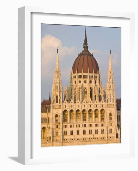 The Neo-Gothic Hungarian Parliament Building, Designed By Imre Steindl, Budapest, Hungary-Neale Clarke-Framed Photographic Print