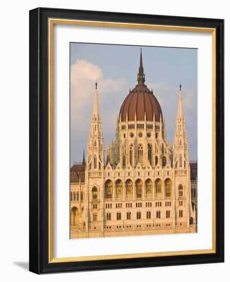 The Neo-Gothic Hungarian Parliament Building, Designed By Imre Steindl, Budapest, Hungary-Neale Clarke-Framed Photographic Print