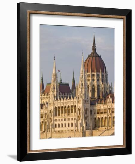 The Neo-Gothic Hungarian Parliament Building, Designed By Imre Steindl, Budapest, Hungary-Neale Clarke-Framed Photographic Print