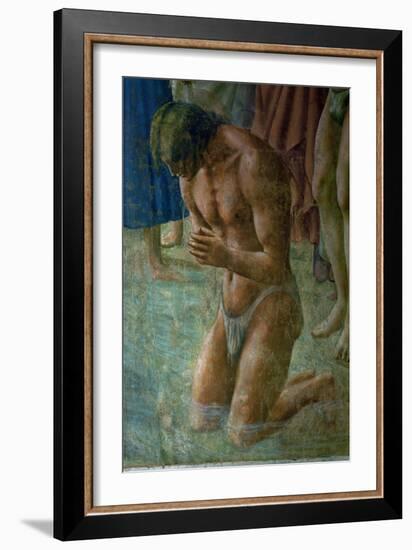 The neophyte, detail.-Masaccio-Framed Giclee Print