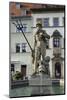 The Neptune Fountain on the Cobbled Market Place (Marktplatz) in Weimar, Thuringia, Germany, Europe-Stuart Forster-Mounted Photographic Print