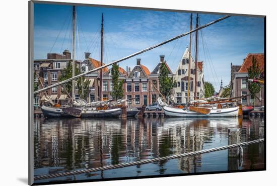 The Netherlands, Frisia, Harlingen, Harbour, Zuiderhaven-Ingo Boelter-Mounted Photographic Print