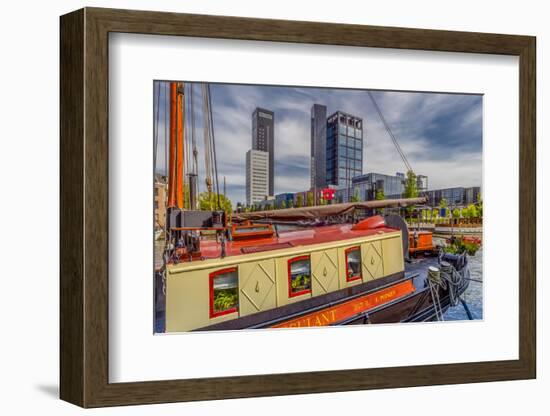 The Netherlands, Frisia, Leeuwarden, Harbour-Ingo Boelter-Framed Photographic Print