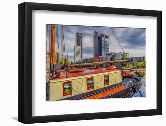 The Netherlands, Frisia, Leeuwarden, Harbour-Ingo Boelter-Framed Photographic Print