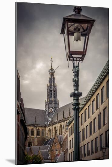 The Netherlands, Haarlem, City Centre, Market, Church, St. Bavo-Ingo Boelter-Mounted Photographic Print