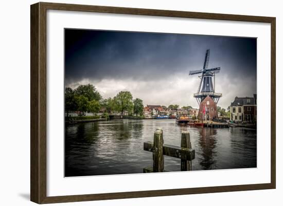 The Netherlands, Haarlem, Mill, Windmill, De Adriaan-Ingo Boelter-Framed Photographic Print