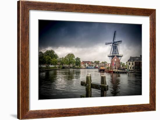 The Netherlands, Haarlem, Mill, Windmill, De Adriaan-Ingo Boelter-Framed Photographic Print