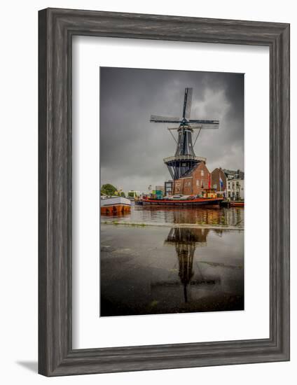 The Netherlands, Haarlem, Mill, Windmill, De Adriaan-Ingo Boelter-Framed Photographic Print