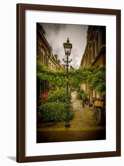 The Netherlands, Haarlem, Street, Lane-Ingo Boelter-Framed Photographic Print