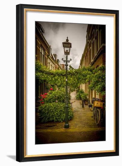 The Netherlands, Haarlem, Street, Lane-Ingo Boelter-Framed Photographic Print