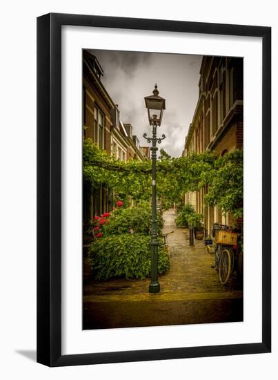 The Netherlands, Haarlem, Street, Lane-Ingo Boelter-Framed Photographic Print