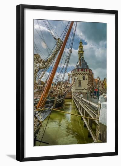 The Netherlands, Hoorn, Tower, Hoofdtoren-Ingo Boelter-Framed Photographic Print