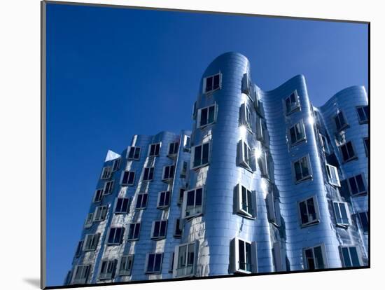 The Neuer Zollhof Building by Frank Gehry at the Medienhafen, Dusseldorf, North Rhine Westphalia-Yadid Levy-Mounted Photographic Print