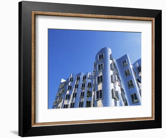 The Neuer Zollhof Building by Frank Gehry, Nord Rhine-Westphalia, Germany-Yadid Levy-Framed Premium Photographic Print