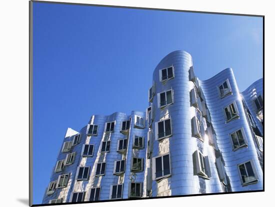 The Neuer Zollhof Building by Frank Gehry, Nord Rhine-Westphalia, Germany-Yadid Levy-Mounted Photographic Print