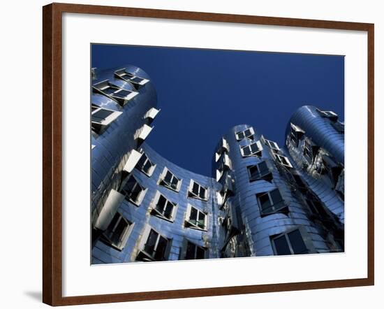 The Neuer Zollhof Building by Frank Gehry, Nord Rhine-Westphalia, Germany-Yadid Levy-Framed Photographic Print