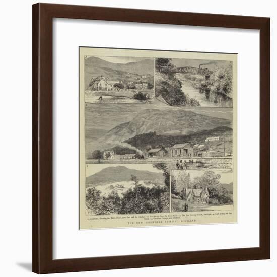 The New Aberfoyle Railway, Scotland-Warry-Framed Giclee Print