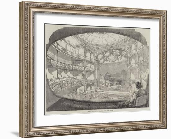 The New Adelphi Theatre-Thomas Harrington Wilson-Framed Giclee Print