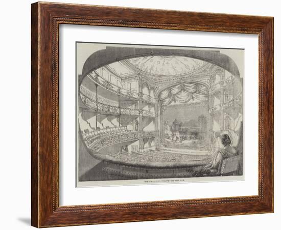 The New Adelphi Theatre-Thomas Harrington Wilson-Framed Giclee Print