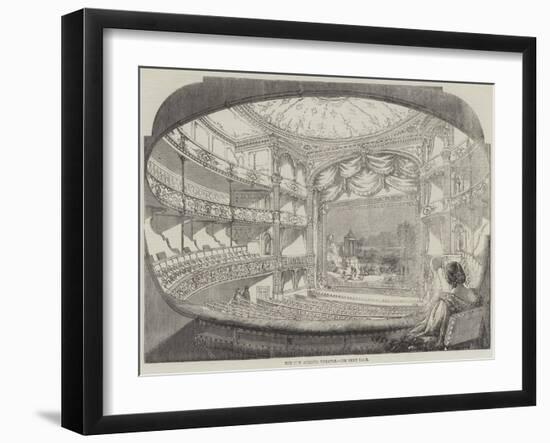 The New Adelphi Theatre-Thomas Harrington Wilson-Framed Giclee Print