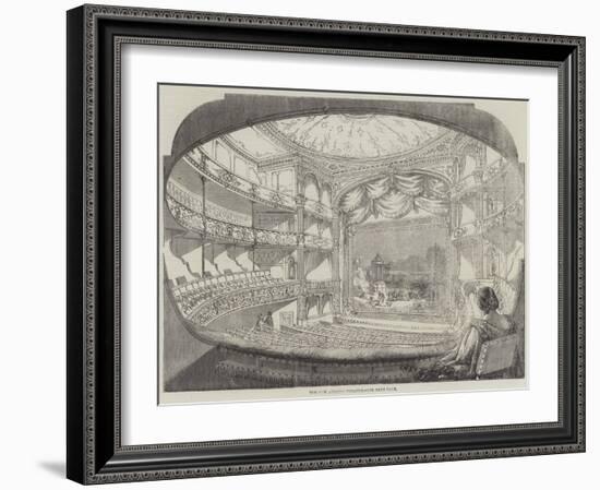 The New Adelphi Theatre-Thomas Harrington Wilson-Framed Giclee Print