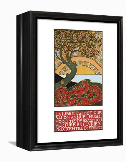 The New Aesthetic - Modern Museum-Alphonse Mucha-Framed Stretched Canvas