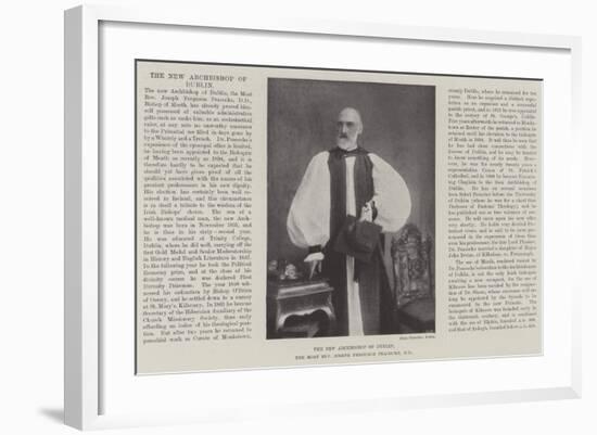 The New Archbishop of Dublin, the Most Reverend Joseph Ferguson Peacocke, Dd-null-Framed Giclee Print