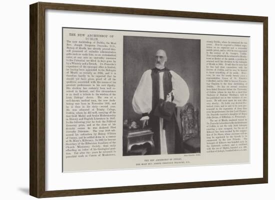 The New Archbishop of Dublin, the Most Reverend Joseph Ferguson Peacocke, Dd-null-Framed Giclee Print