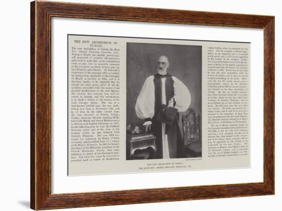 The New Archbishop of Dublin, the Most Reverend Joseph Ferguson Peacocke, Dd-null-Framed Giclee Print