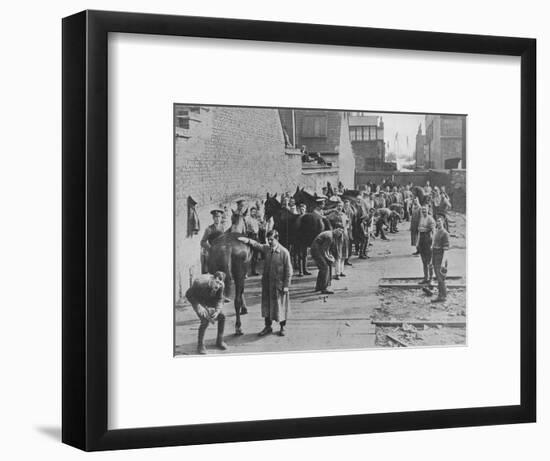 'The New Army in training at the Farriers' School', 1915-Unknown-Framed Photographic Print