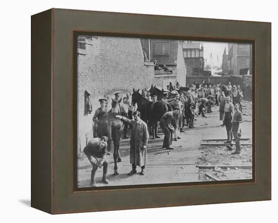 'The New Army in training at the Farriers' School', 1915-Unknown-Framed Premier Image Canvas