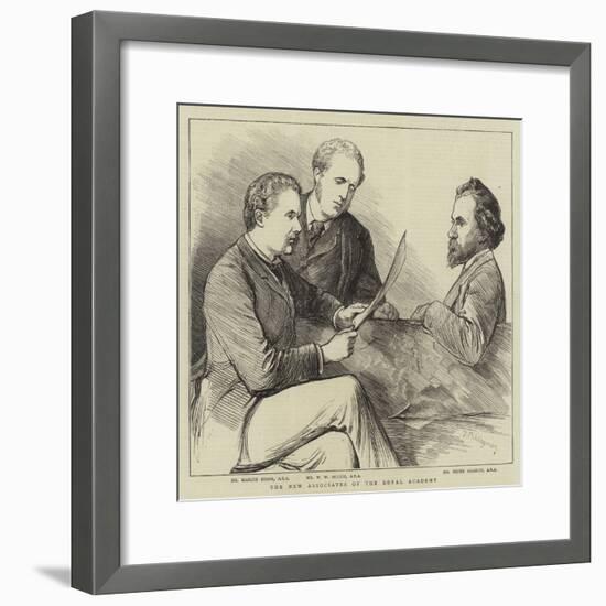 The New Associates of the Royal Academy-null-Framed Giclee Print