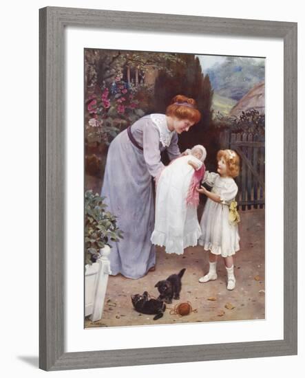 The New Baby-Arthur Elsley-Framed Premium Giclee Print