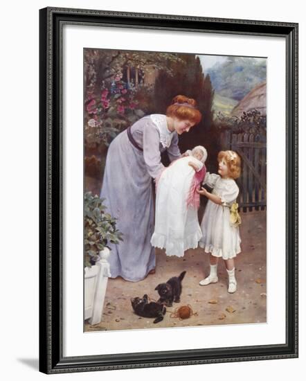 The New Baby-Arthur Elsley-Framed Premium Giclee Print