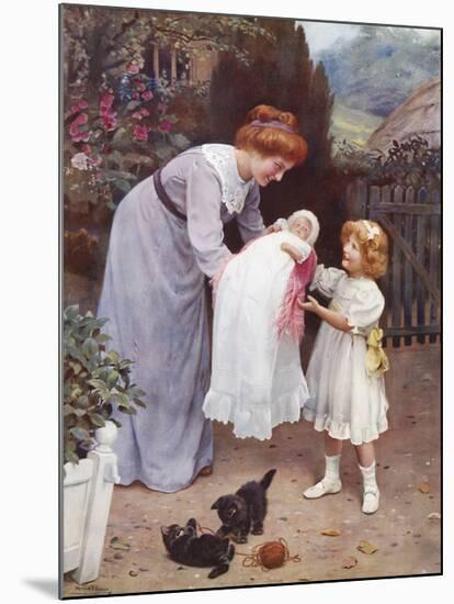 The New Baby-Arthur Elsley-Mounted Premium Giclee Print