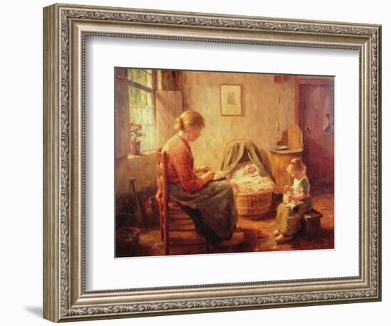 The New Baby-Evert Pieters-Framed Giclee Print