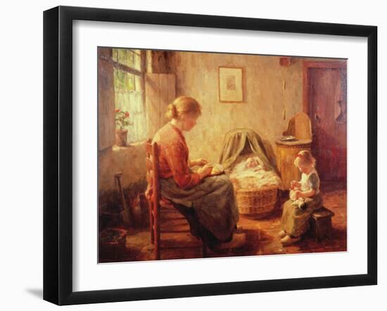 The New Baby-Evert Pieters-Framed Giclee Print