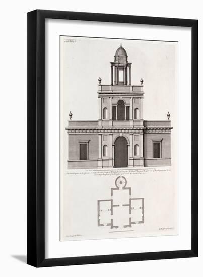 The New 'Bagnio' in the Gardens at Chiswick House-null-Framed Giclee Print
