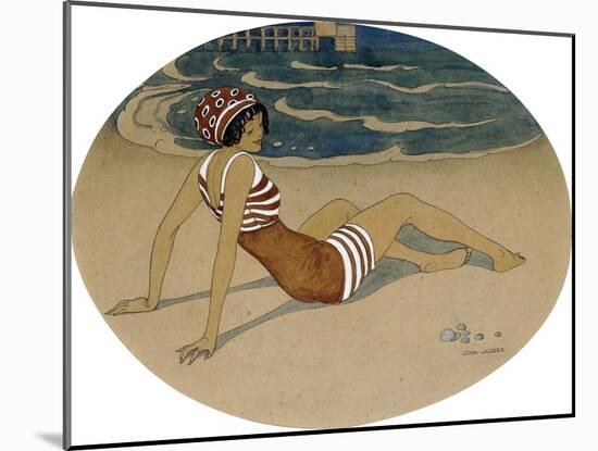 The New Bathing Suit-Gerda Wegener-Mounted Giclee Print
