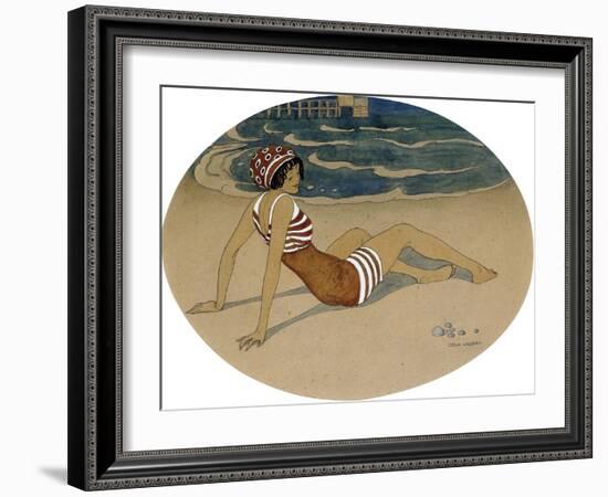 The New Bathing Suit-Gerda Wegener-Framed Giclee Print