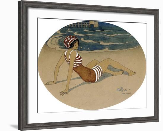 The New Bathing Suit-Gerda Wegener-Framed Giclee Print
