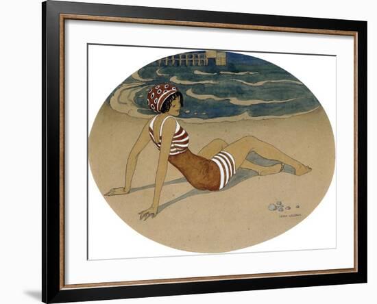 The New Bathing Suit-Gerda Wegener-Framed Giclee Print