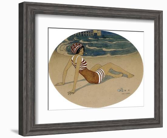 The New Bathing Suit-Gerda Wegener-Framed Giclee Print