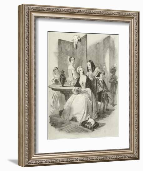 The New Beauty, the Court of Queen Anne-Joseph Nash-Framed Giclee Print