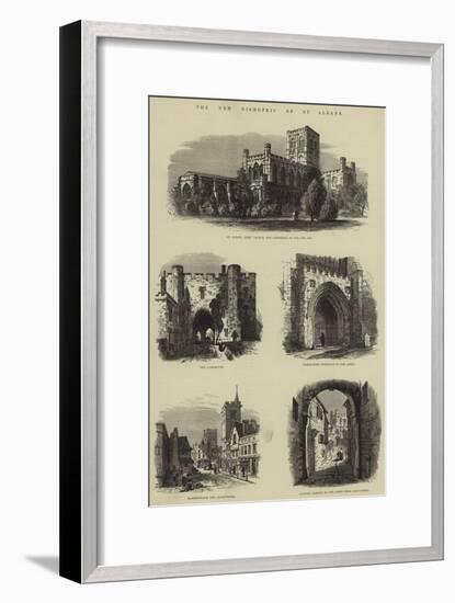 The New Bishopric of St Albans-null-Framed Giclee Print