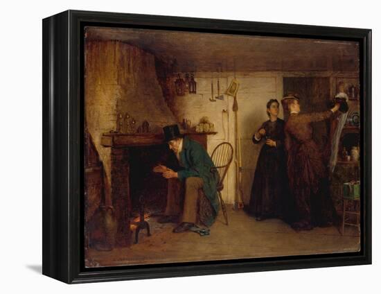 The New Bonnet, 1876-Eastman Johnson-Framed Premier Image Canvas
