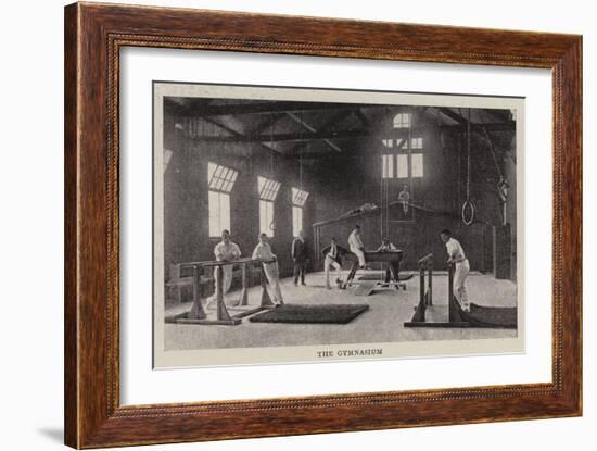 The New Buildings of King's College School at Wimbledon Common, the Gymnasium-null-Framed Giclee Print